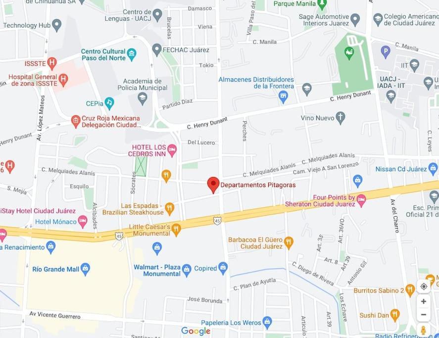 Appartamento Departamento Pitagoras No 2 Ciudad Juárez Esterno foto